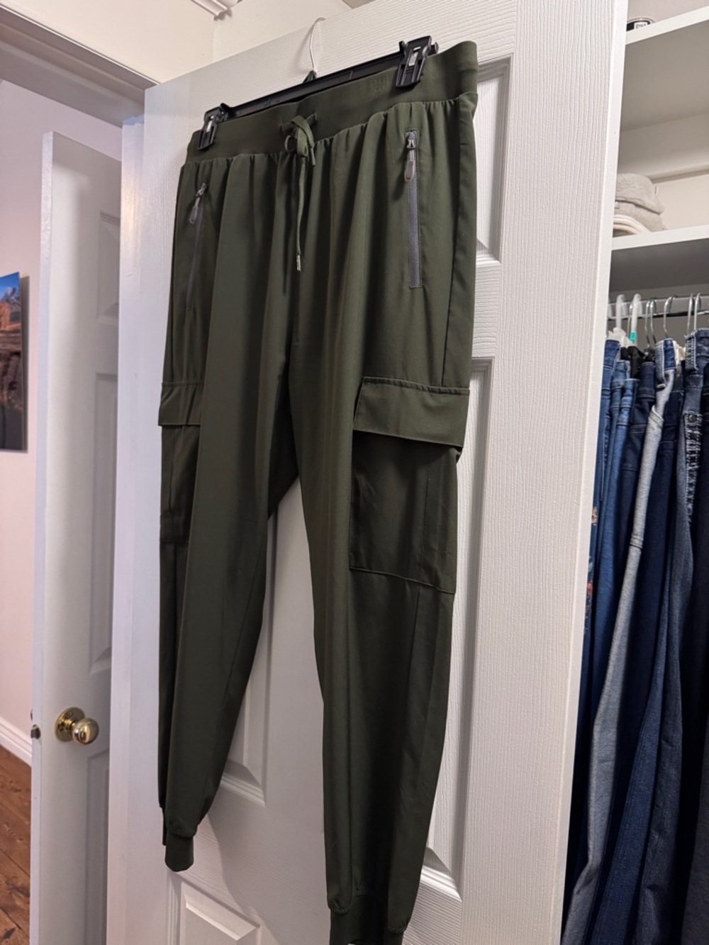 Men's Forest Green XL Jogger Sweatpants